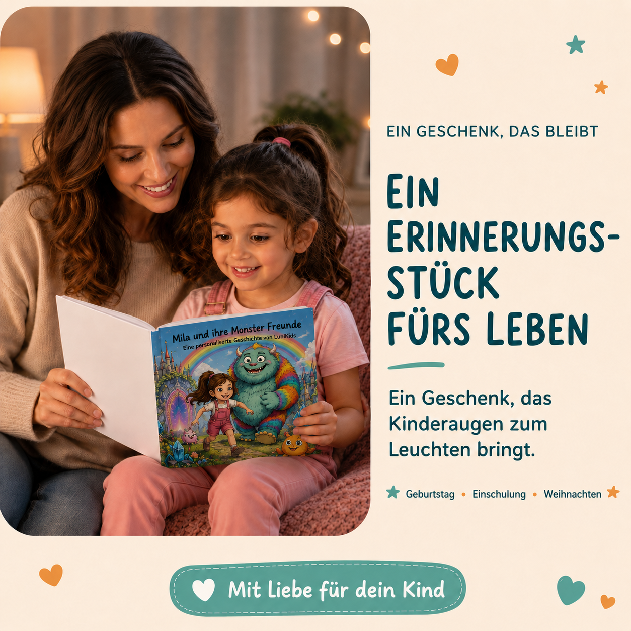 Personalisiertes Kinderbuch im Comic-Stil