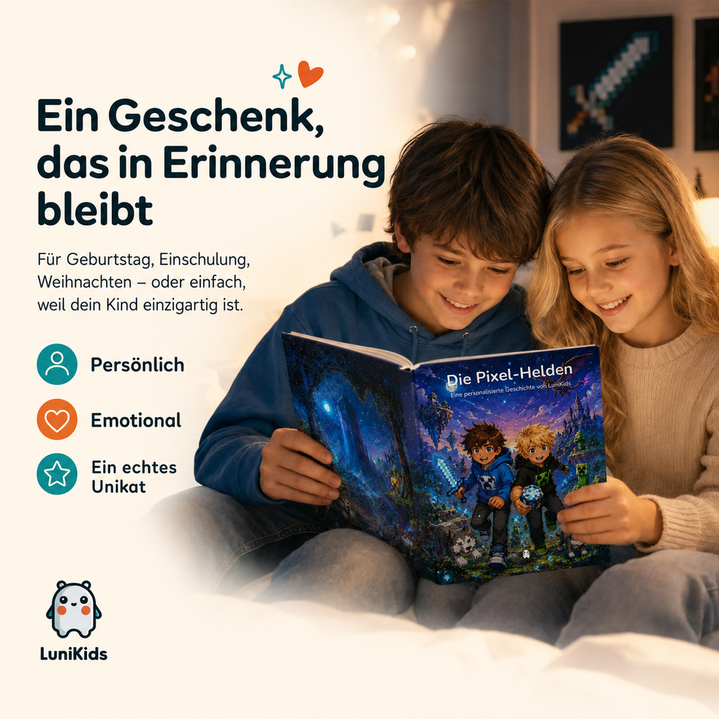 Personalisiertes Kinderbuch im Manga-Stil