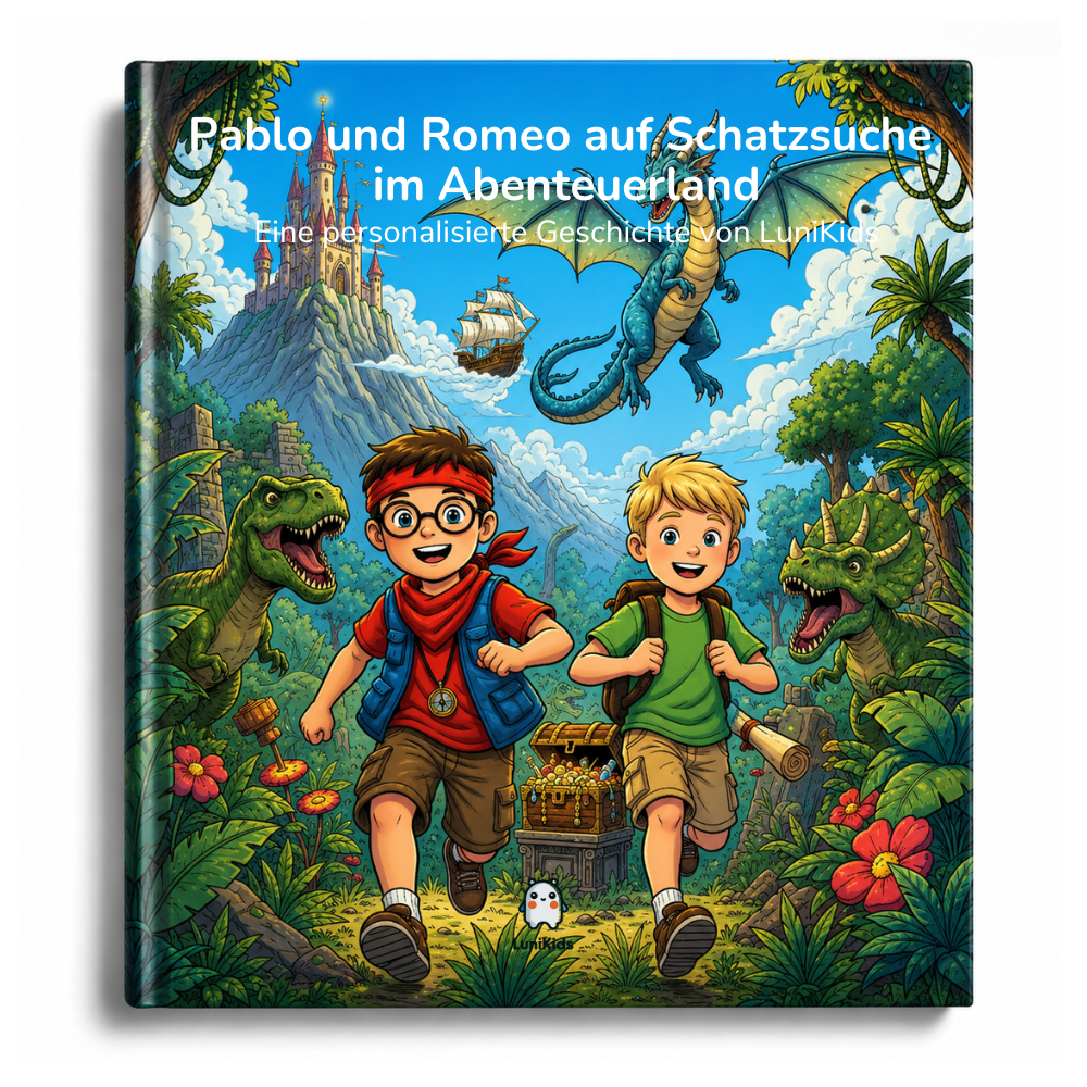 Personalisiertes Kinderbuch im Comic-Stil