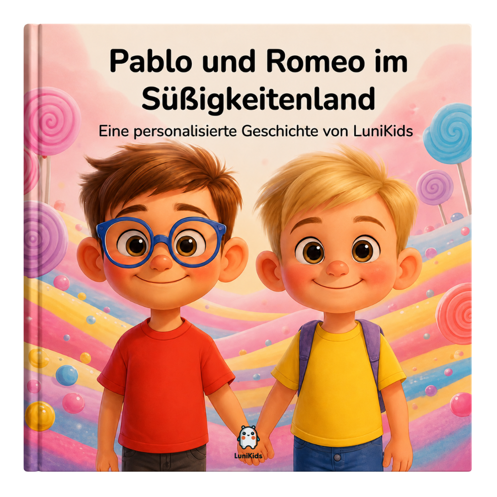 Personalisiertes Kinderbuch im 3D-Animationsstil