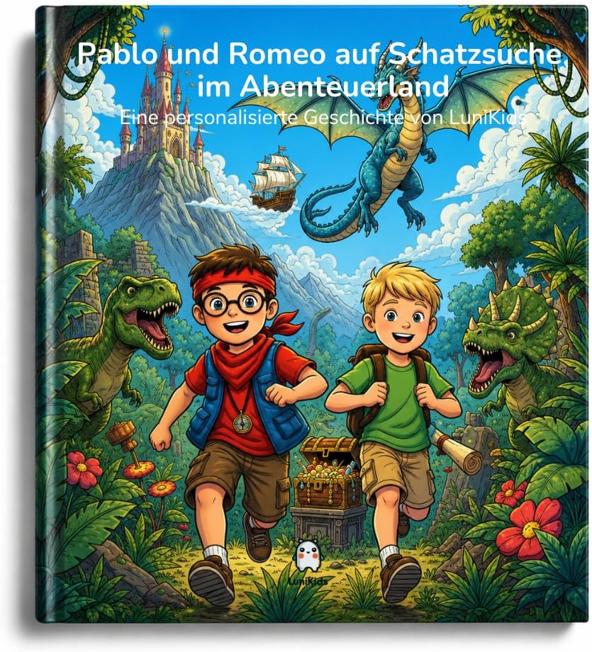 Personalisiertes Kinderbuch im Comic-Stil